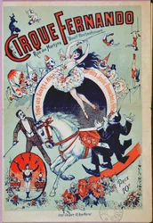 Plakat som reklamerer for Fernando Circus, Paris