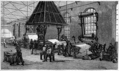 Printing of a Journal: Placing Paper Pulp
