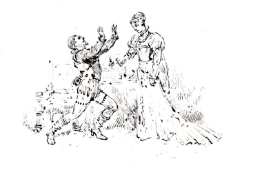 Produksjonshefte for Ruy Blas (1838) av Victor Hugo (1802-85), 1880 (penn og blekk på papir)