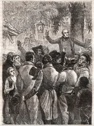Lesing av brosjyren av Louis Marie de Lahaye de Cormenin (1788-1868) i 1838 (Tres-ydmyker protester av Timon om en kompensasjon av et nytt slag som den sivile listen later til å etablere mellom fire millioner som den skylder til Tresor og fire mølle