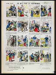 Republikansk propaganda til støtte for stiftelsen av Den tredje republikk, ca. 1881 (se også 162979 og 162980)