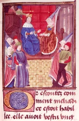 Royal 20 C.II fol.159 Cleriadus and Meliadice, fra 