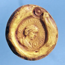 Segl av Charles III (839-888) den tykke, kongen av Frankrike og den hellige romerske keiseren, 900-tallet