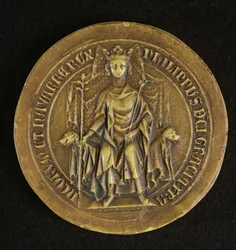 Segl fra Philippe V (1294-1322) Den høye, 1317