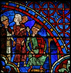 St Thomas Becket presenteres for Henry II (w18)