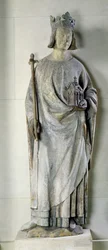 Statue av Charles V (1338-80) konge av Frankrike, 1365-80 (se også 210386)
