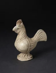 Terrakottafigur av en hane
