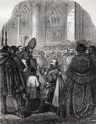 Abjuration av Henry IV, konge av Frankrike ved Saint Denis 25. juli