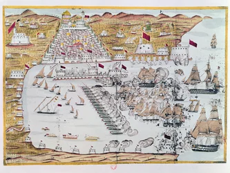 Bombardementet av Alger av de anglo-nederlandske flåtene 27. august 1816