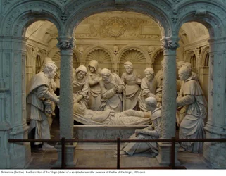 The Dormition of the Virgin i det nordlige tverrskipet