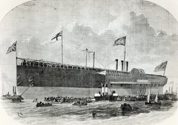 The Great Eastern, illustrasjon fra Le Nouvel Illustre, 1867