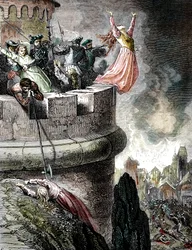 Massakren til Vaudois av Mérindol i 1545, 1866