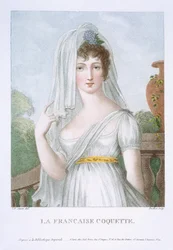 Den vakre franske jenta, ca. 1816