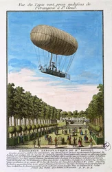 Robert Airship over Saint Cloud, Paris, 15. juli 1784