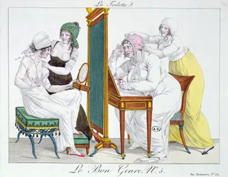 The Toilet, fra serien Le Bon Genre, tidlig på 1800-tallet