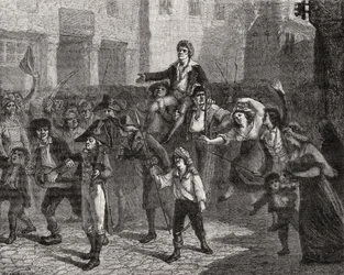 The Triumph of Marat, 24. april 1793, fra 
