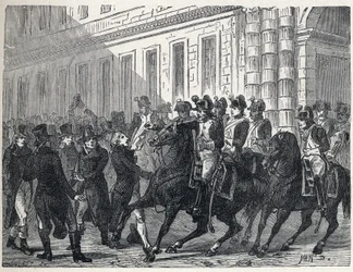 The army dispersed the deputes during the coup d