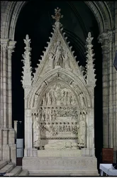 Graven til Dagobert I (605-39) Frankenes konge, restaurert av Adolphe Victor Geoffroy-Dechaume (1816-92) i 1862, ca. 1263