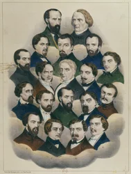 Rettssaken i Bourges mot de franske republikanske hovedmennene bak demonstrasjonen i Paris 15. mai 1848