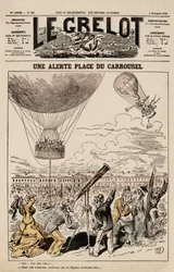 Et varsel, Place du Carrousel, fra Le Grelot, 3. november