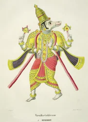 Varaha, gravert av de Marlet
