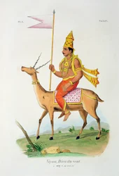 Vayu, gravert av C. de Motte (1785-1836)