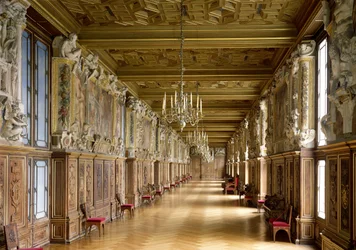 Utsikt over Galerie Francois I, 1528-40