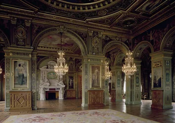 Utsikt over Salle des Arts, etter 1871
