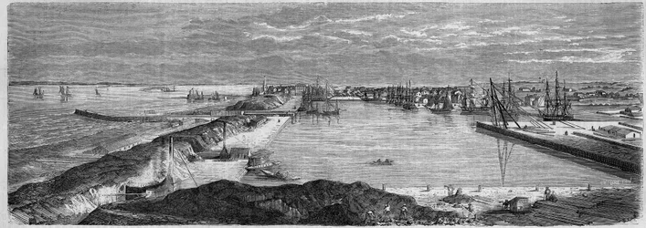 View of the city of Saint Nazaire (Saint-Nazaire) (Loire Atlantique, 44)