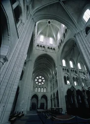 Utsikt over kryssingstårnet mot sør-vest, ferdig ca.1230