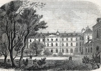 “Utsikt over Pietie Hospital i Paris”