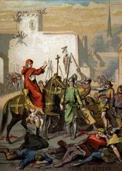 War of the Albigeese - Capture of Beziers "" Drep alt, Gud vil gjenkjenne hans"" (Innocent III
