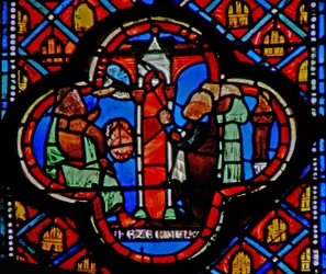 Window w10 Ezekiel ser folk som elsker solen Ez VIII 15