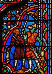 Vindu w14 Davids stein treffer Goliat I Samuel XVI 41-49