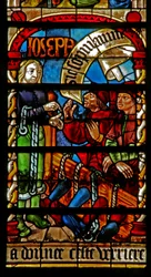 Vindu w234 som viser Joseph med den fengslede butleren og bakeren