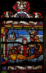 Vindu w5 som viser Maria Magdalena setter seil fra Jerusalem
