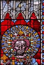 Vindu w7 som viser Louis, sønn av Lotharius II