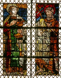 Vindu w8 som viser St John og St John the Baptist