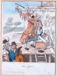 Uten innsats, 1781 (fargegravering)