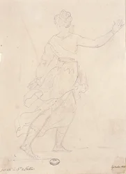 Kvinne fra baksiden, 1813