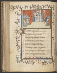 Yates Thompson 35 f. 80v Taking of Valonges, fra 