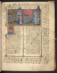 f. 73: Siege of Brest, fra 