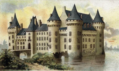 view of the castle of Sully (Loiret).