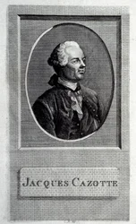 Portrett av forfatteren Jacques Cazotte 1720-1792, 1700-tallet.
