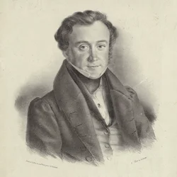 Portrett av komponisten Johann Wenzel Kalliwoda 1801-1866.