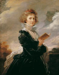 Skuespillerinnen Josefa Hortensia Füger, kunstnerens kone