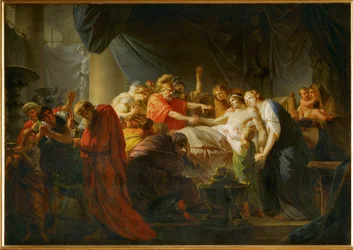 Germanicus#39; død (olje på lerret)