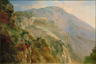 Kloster i fjellene nær Subiaco