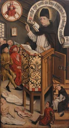 Preken av den hellige Albertus Magnus, ca. 1430-95.