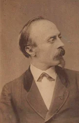 Portrett av komponisten Hans von Bülow 1830-1894, ca. 1875.